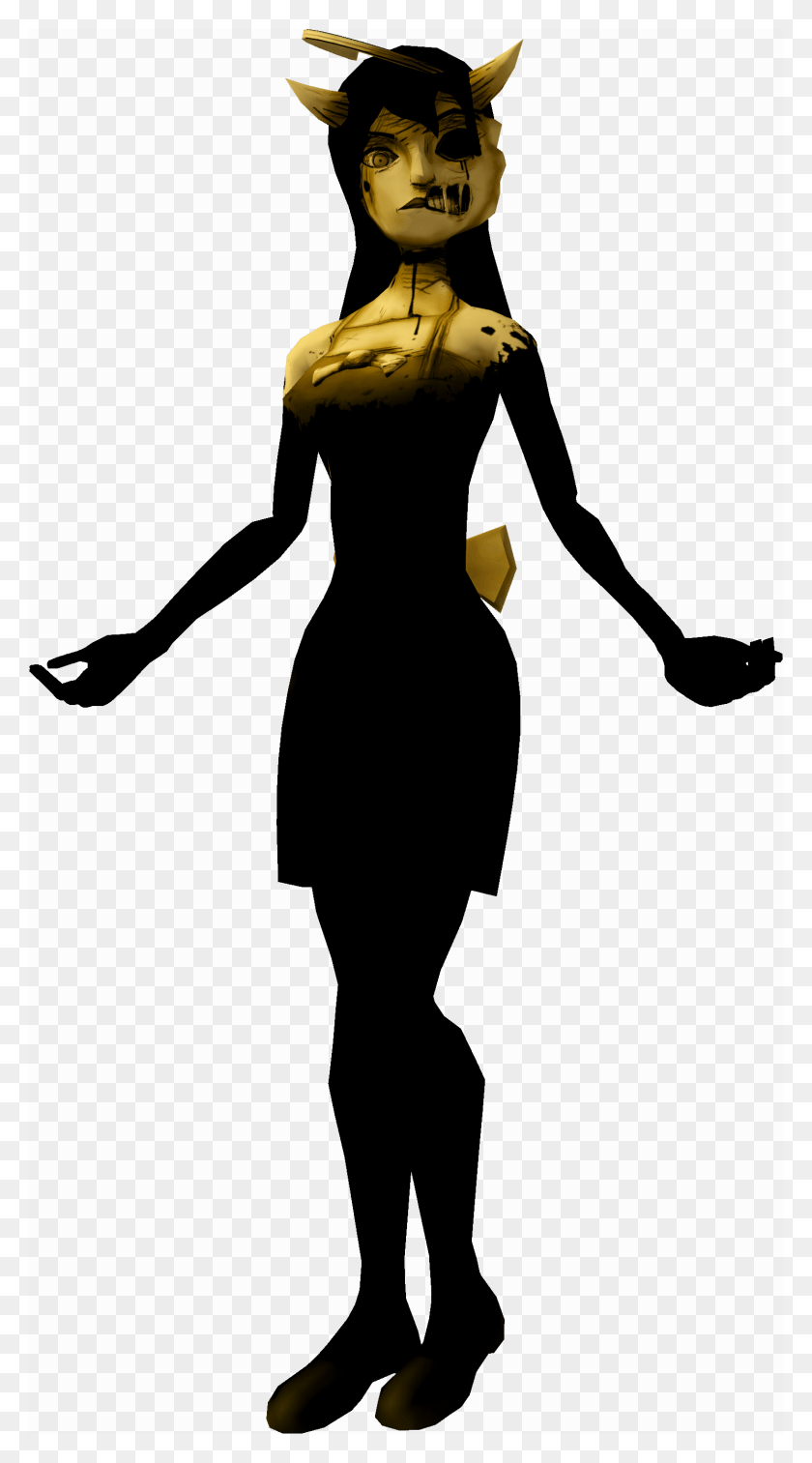 1490x2777 Alice3d Bendy And The Ink Machine Alice Angel, Clothing, Apparel, Leisure Activities HD PNG Download