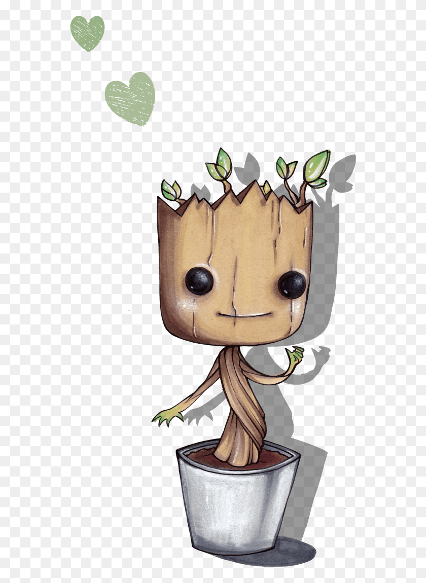 566x1090 Aliceorsomething Transparent Baby Groot Groot Tumblr Transparent, Plant, Toy, Produce HD PNG Download