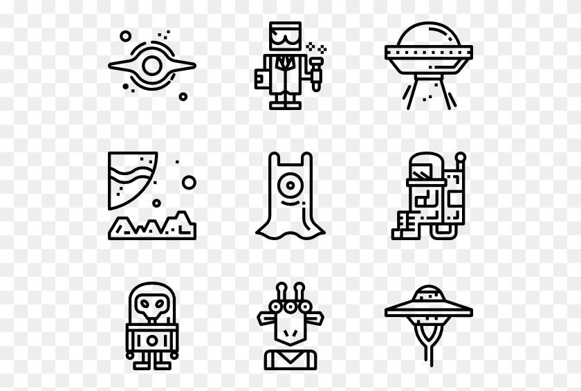 529x505 Alien Amp Ufo Pub Icons, Gray, World Of Warcraft HD PNG Download