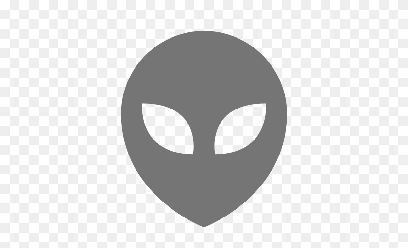 512x512 Alien Head Icon With And Vector Format For Unlimited, Mask, Astronomy, Moon, Nature PNG