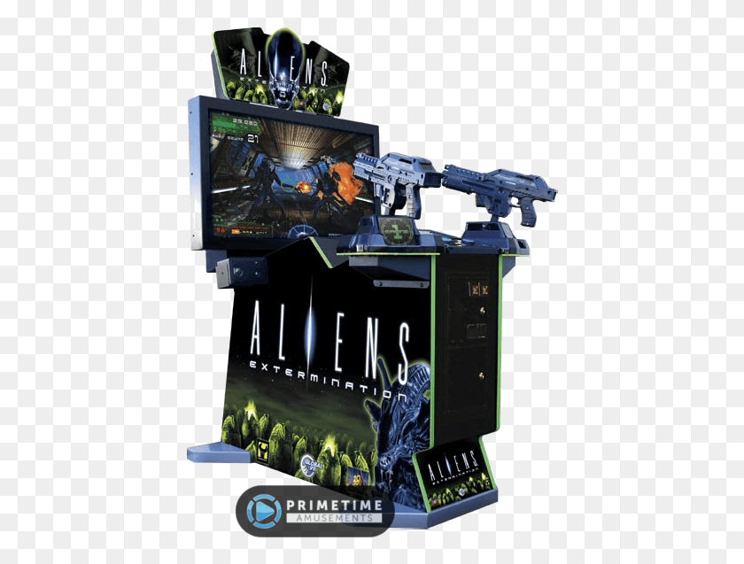 420x577 Aliens Extermination 42 Deluxe Model By Globalvr Aliens Extermination Arcade, Monitor, Screen, Electronics HD PNG Download