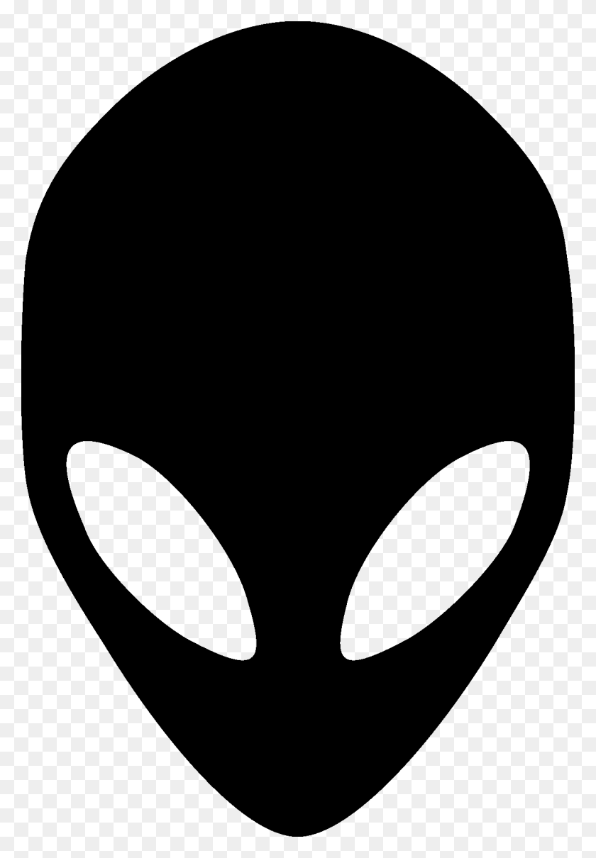 1205x1777 Логотип Alienware Alienware Черный И Белый, Чаша, Трафарет, Подушка Png Скачать