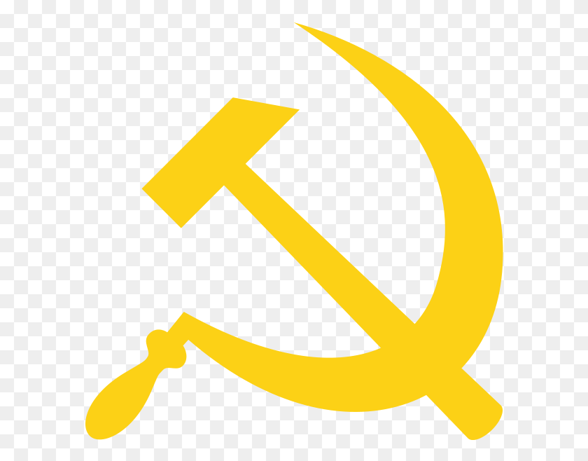 598x598 Alinsky And Communism Yellow Hammer And Sickle, Axe, Tool, Symbol HD PNG Download