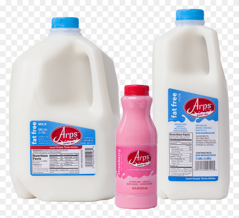 966x877 All Arps Dairy Plastic Bottle, Milk, Beverage, Drink HD PNG Download