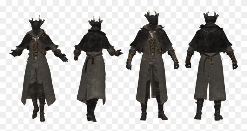 971x480 All Bloodborne Outfits Fuko, Clothing, Apparel, Person HD PNG Download
