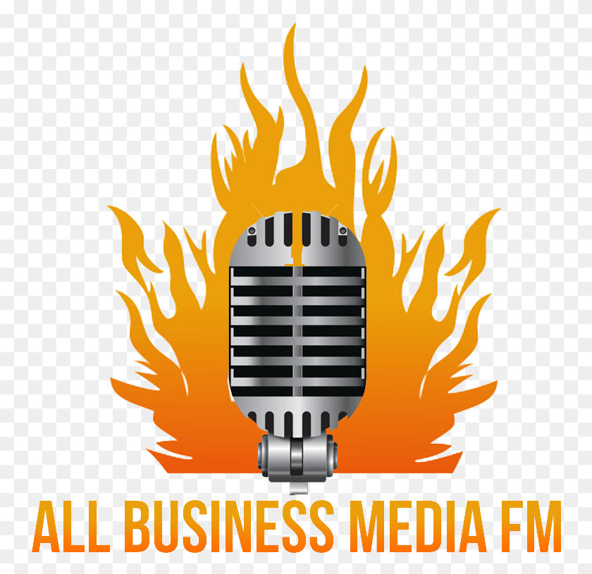 752x755 All Business Media Radio Interview All Business Media Fm, Electrical Device, Microphone, Poster HD PNG Download