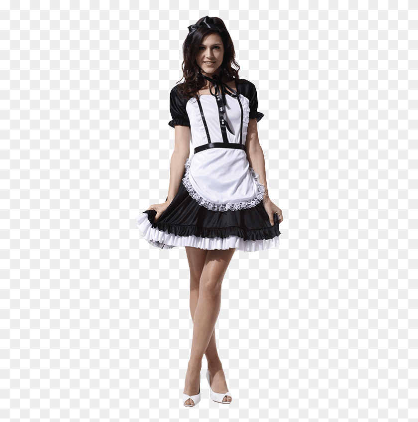 299x787 All Categories Maid, Skirt, Clothing, Apparel HD PNG Download