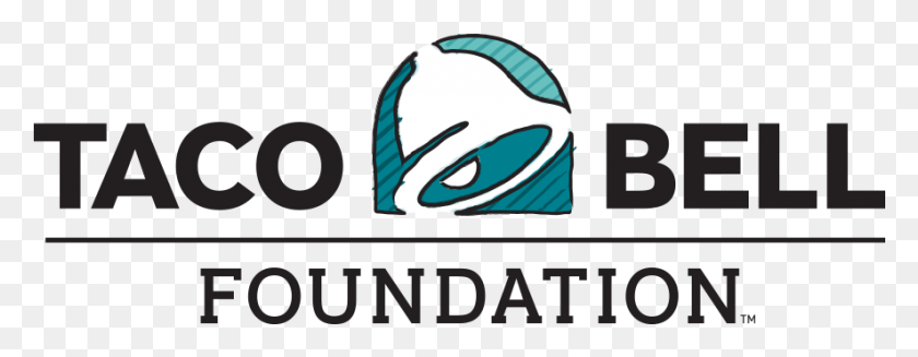 886x304 All Content On This Site Is Official And Provided Courtesy Taco Bell Foundation Logo, Clothing, Apparel, Word HD PNG Download