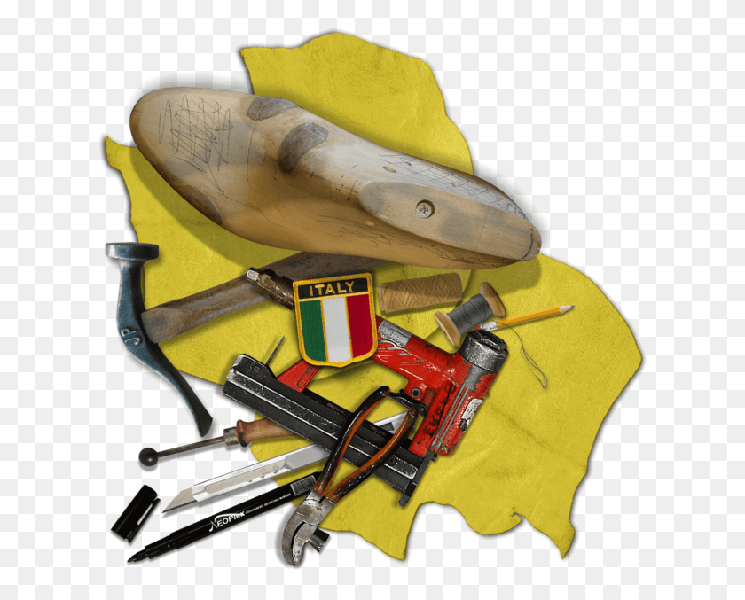 623x617 Вся Обувь На Заказ Сделана Вручную Мастером Итальянского Ремесла, Инструмент, Рогатка Png Скачать