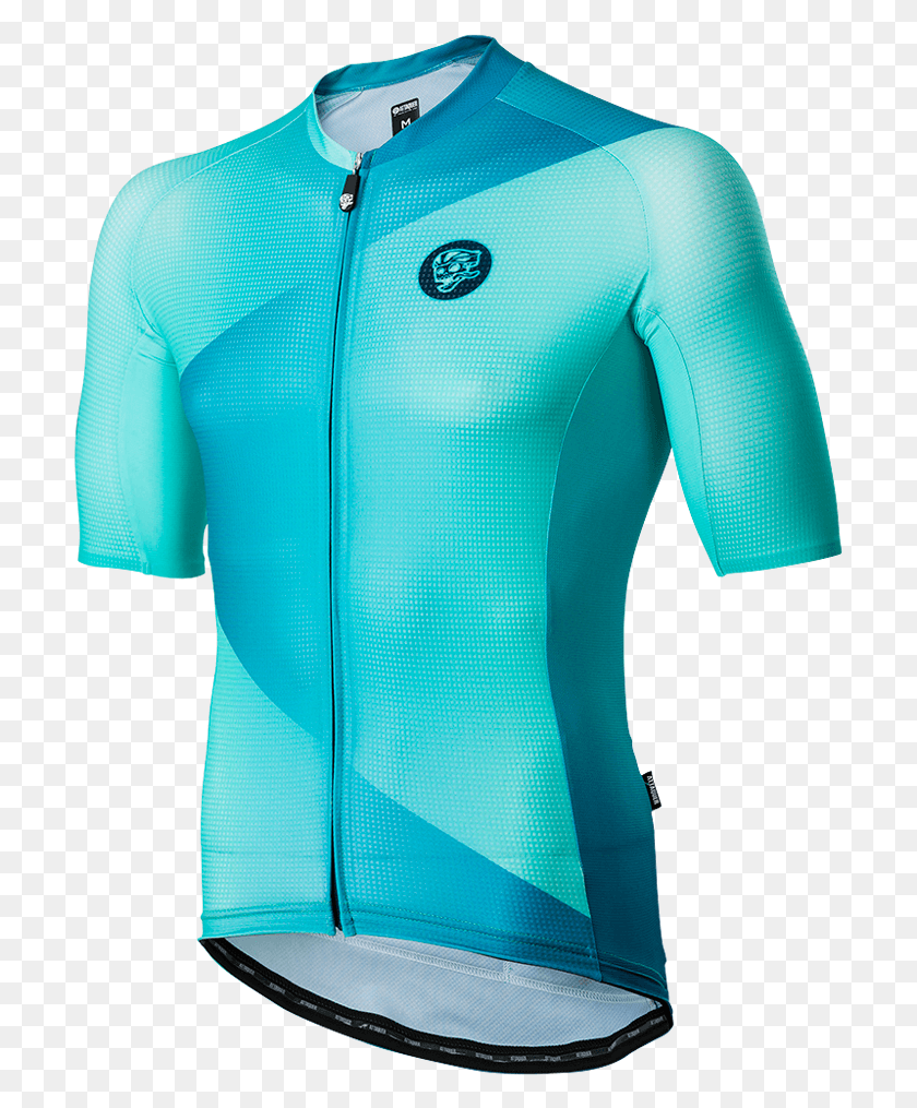 705x955 All Day Hologram Cycling Jersey Teal MainClass Lazyload Cycling Jersey, Clothing, Apparel, Shirt HD PNG Download