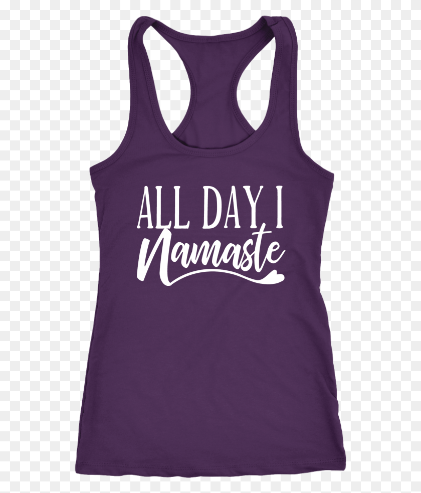 544x923 All Day I Namaste Tank Top Active Tank, Clothing, Apparel HD PNG Download
