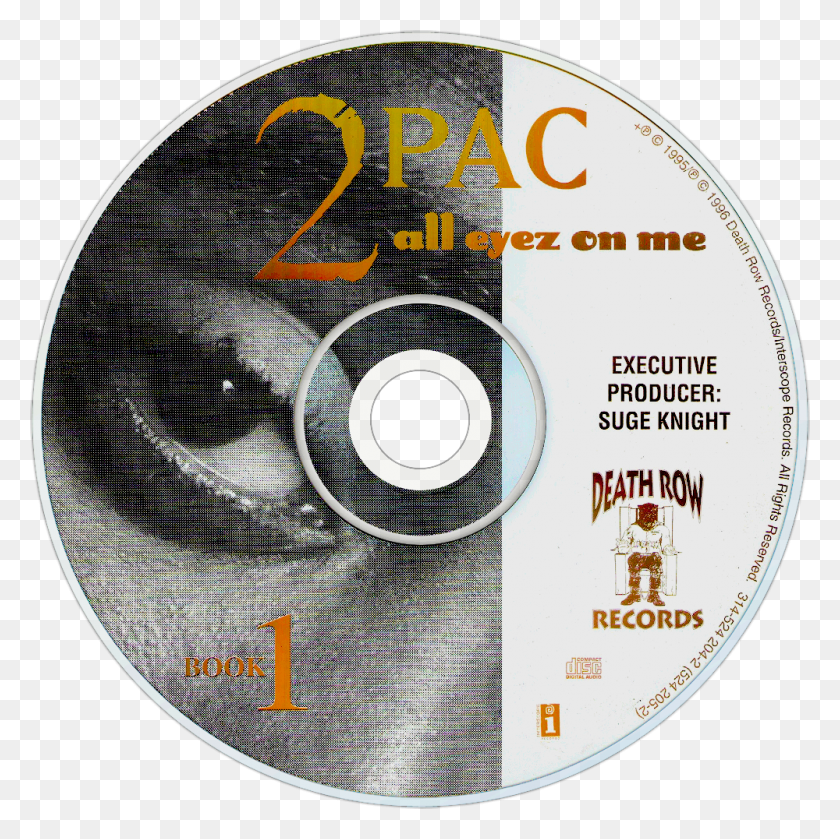 1000x1000 All Eyez On Me Cd Изображение Диска All Eyez On Me Tupac Cd, Диск, Dvd Hd Png Скачать