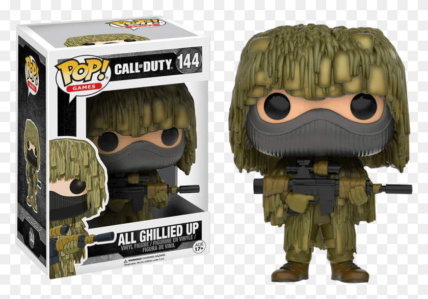 1175x796 Descargar Png All Ghillied Up Pop Vinyl Figure Pop Figures Call Of Duty, Juguete, Animal, Ropa Hd Png