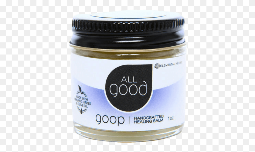 393x442 All Good Goop Skin, Food, Jar, Label Descargar Hd Png