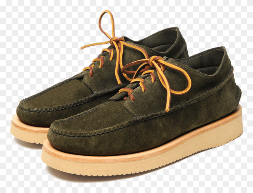 797x594 All Hadsewn Maine Guide Ox W 2021 Fo Olive 01 Yuketen Maine Guide Ox, Shoe, Footwear, Clothing HD PNG Download