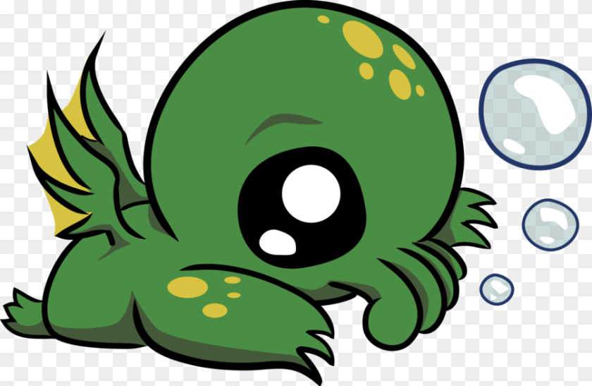 900x586 All Hail The God Cthulhu, Green, Art, Graphics, Baby Clipart PNG