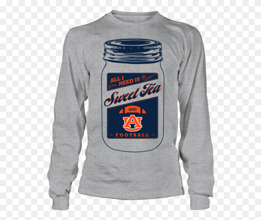 542x649 All I Need Is Sweet Tea And Auburn Tigers Football Aggie Christmas Shirt, Clothing, Apparel, Sleeve HD PNG Download