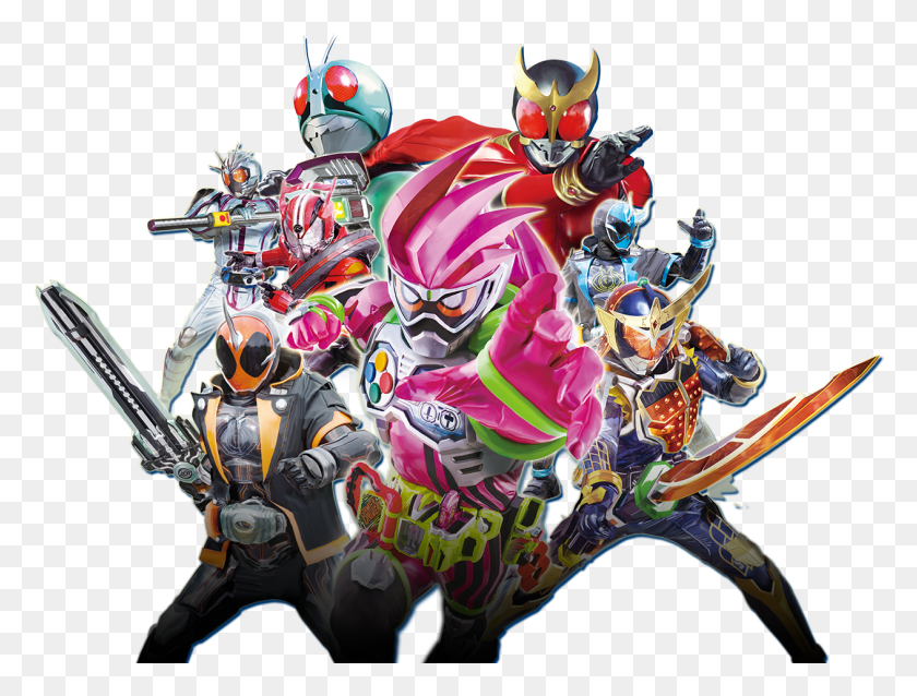 1262x936 Descargar Png All Kamen Rider Game Kamen Rider Psp, Casco, Ropa, Ropa Hd Png