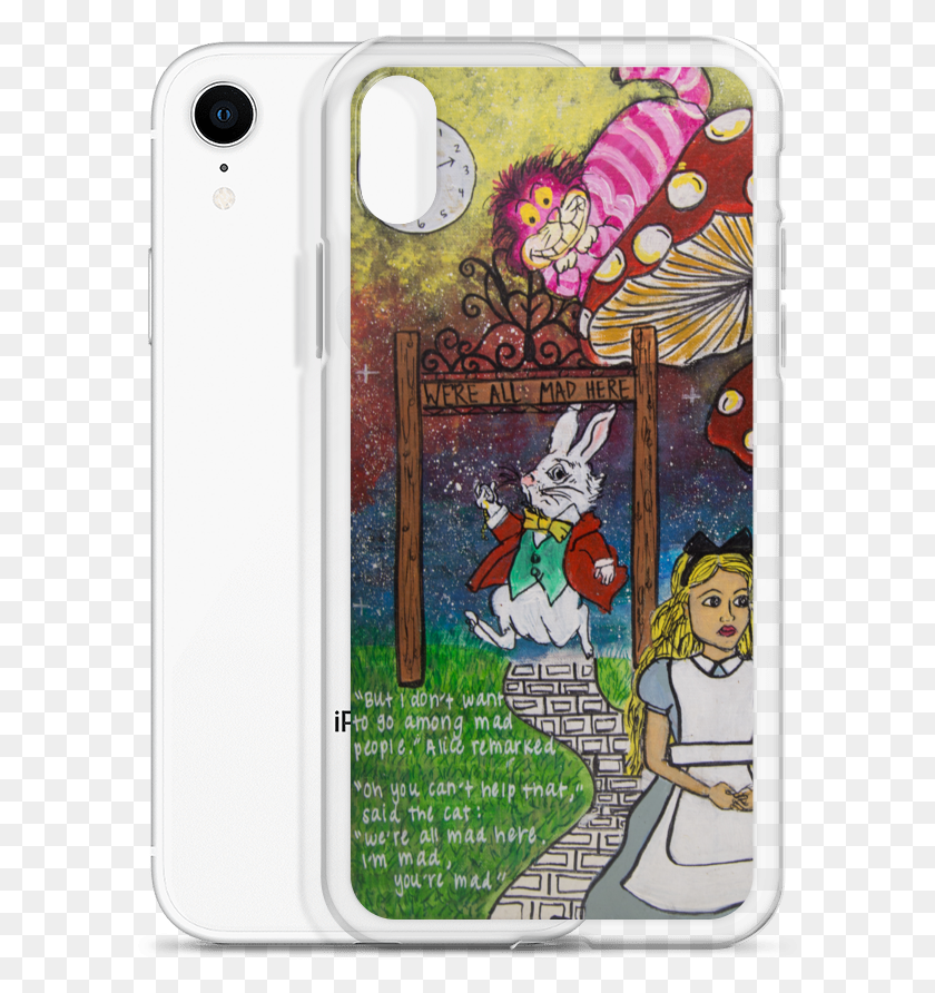593x832 All Mad Here Iphone Case Tayler Brady Mobile Phone Case, Phone, Electronics, Cell Phone HD PNG Download
