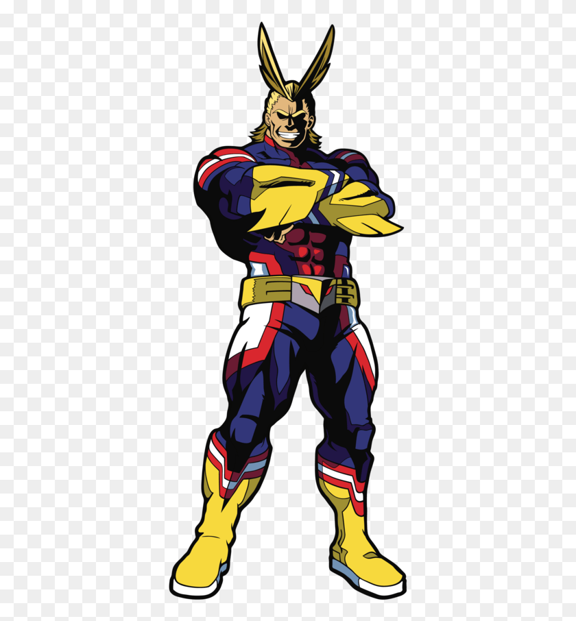 349x846 All Might Figpin My Hero Academia, Person, Human, Graphics HD PNG Download