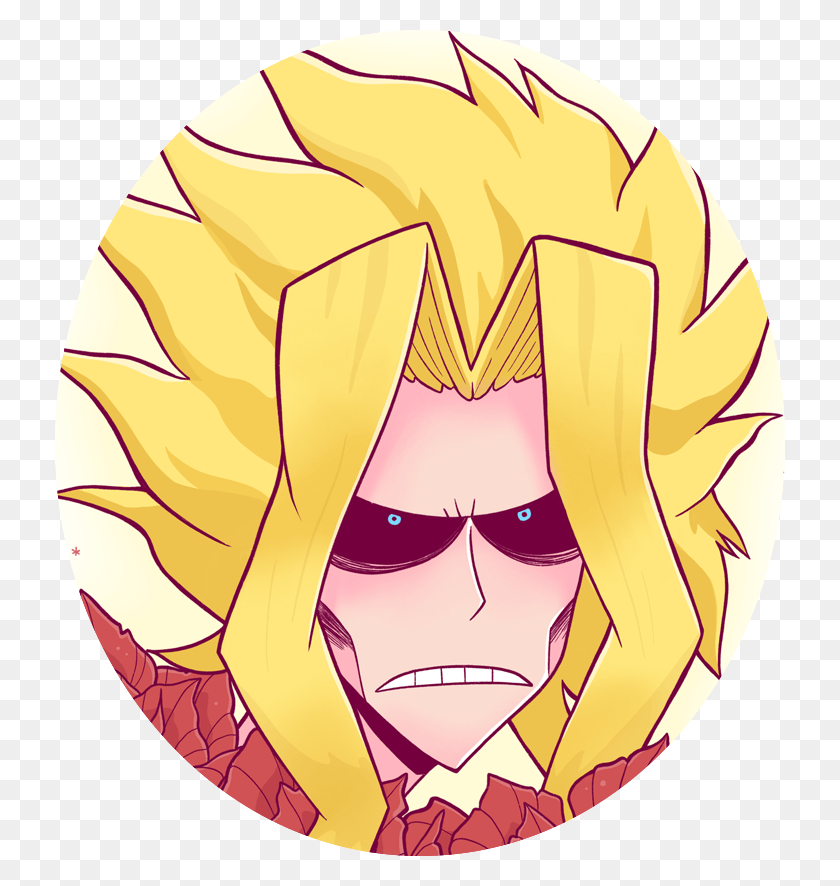 730x826 All Might My Hero Academia Tattoo, Face, Clothing, Apparel HD PNG Download