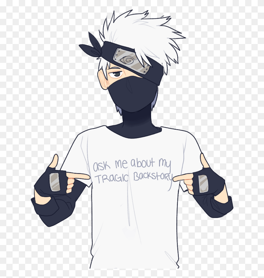 646x825 All My Friends Are Dead Dead Kakashi, Clothing, Apparel, Person HD PNG Download