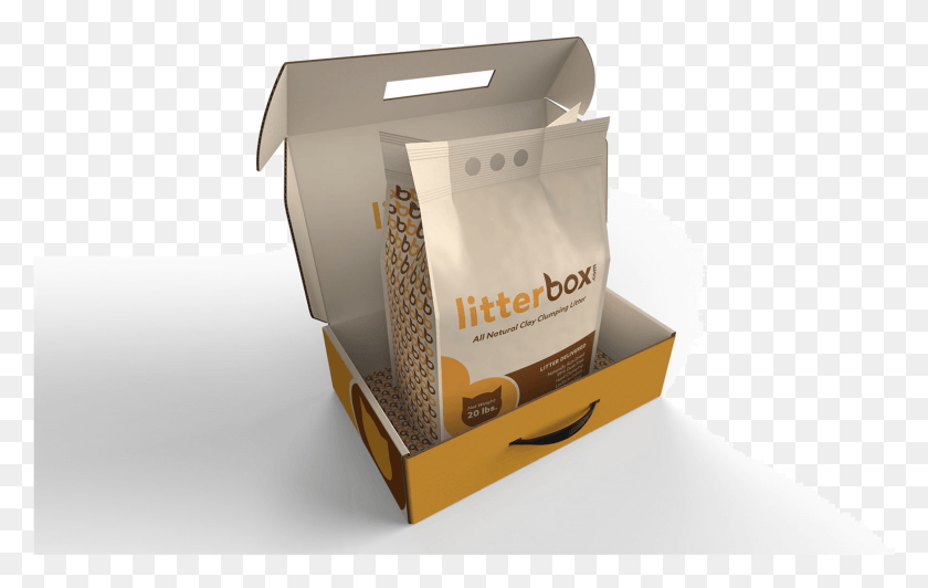 1585x960 All Natural Cat Litter Paper Bag, Box, Cardboard, Carton HD PNG Download