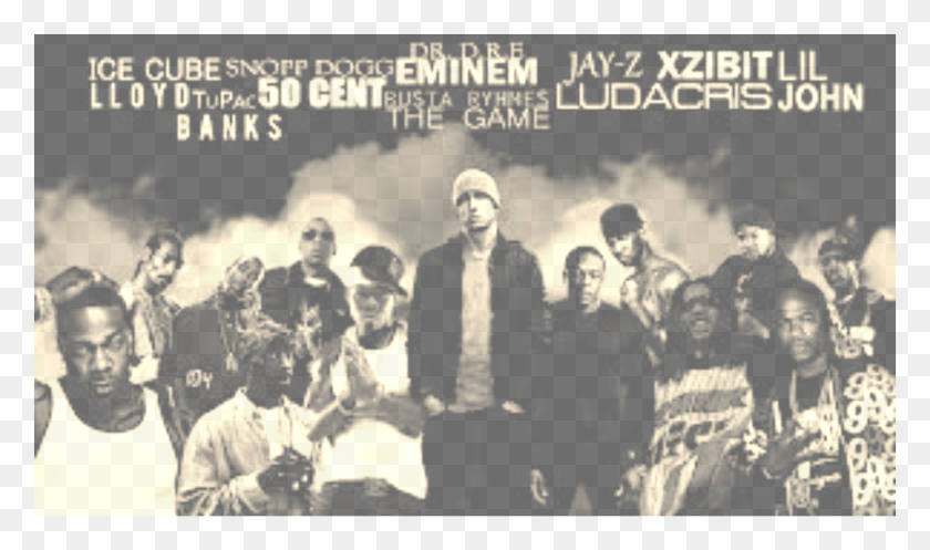 845x474 All Of The Greatest Rappers Today For All Of The People Dr Dre 2pac Eminem, Person, Human, Poster HD PNG Download