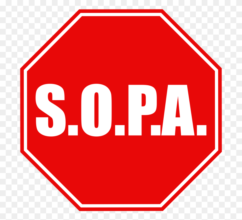 703x703 All Photo Clipart Stop Sopa, Stopsign, Road Sign, Sign HD PNG Download