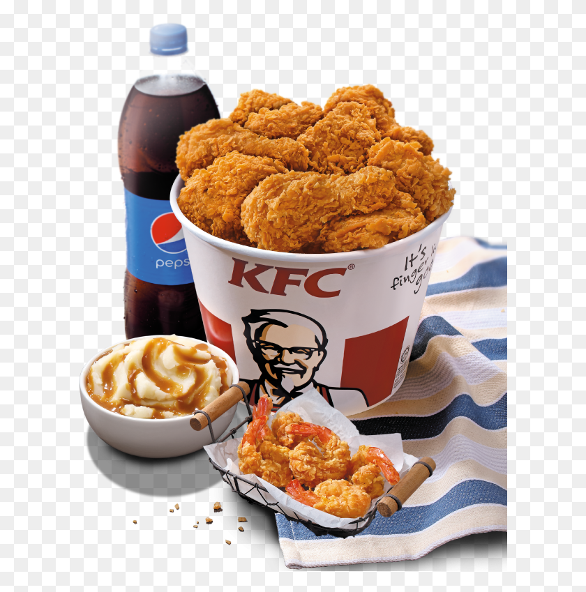 615x789 All Prices Are Inclusive Of 6 Service Tax And Quoted Kfc Holiday Bucket 2018 Malaysia, Fried Chicken, Food, Nuggets HD PNG Download