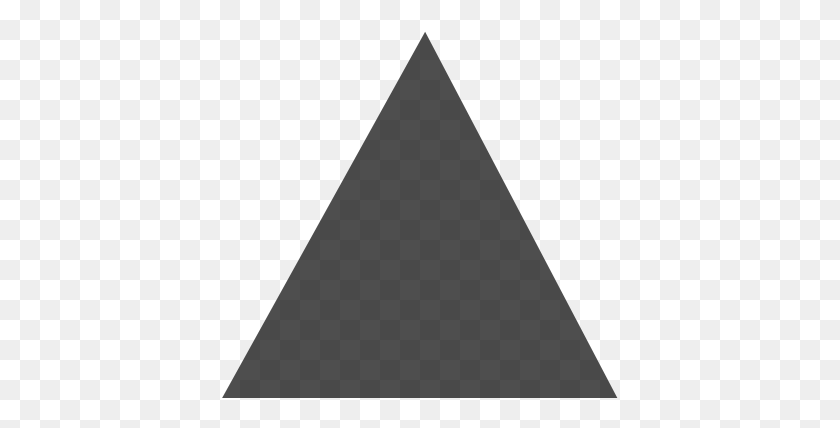397x368 Треугольник Из Измельченной Бумаги Из Вторсырья, Серый, Мир Варкрафта Png Скачать
