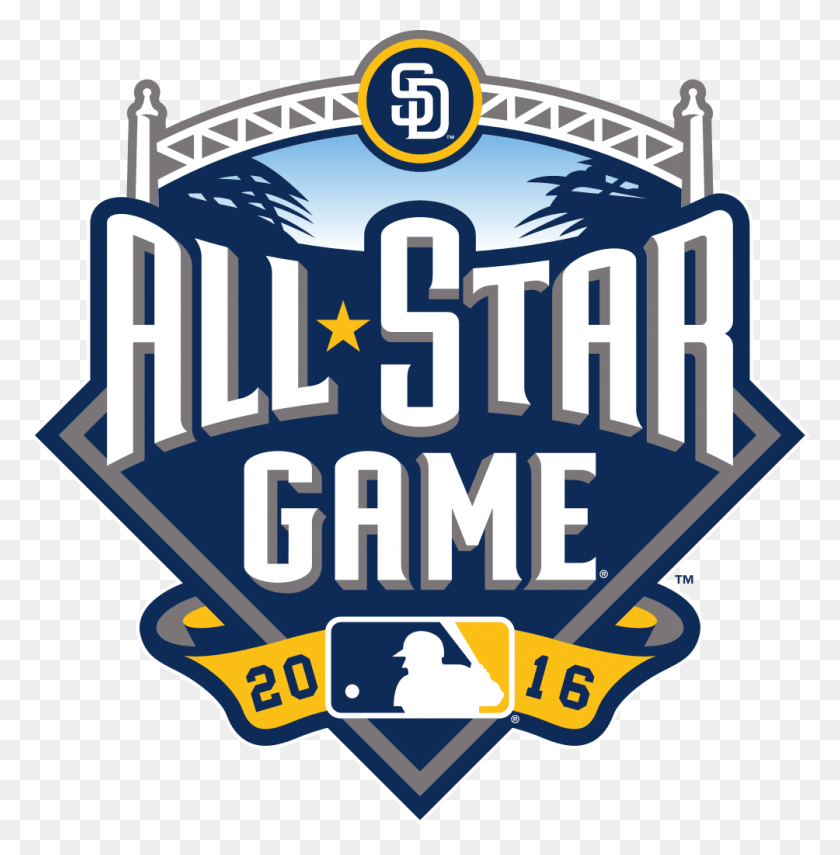1004x1024 All Star Game Mlb All Star Game 2016, Word, Logo, Symbol HD PNG Download