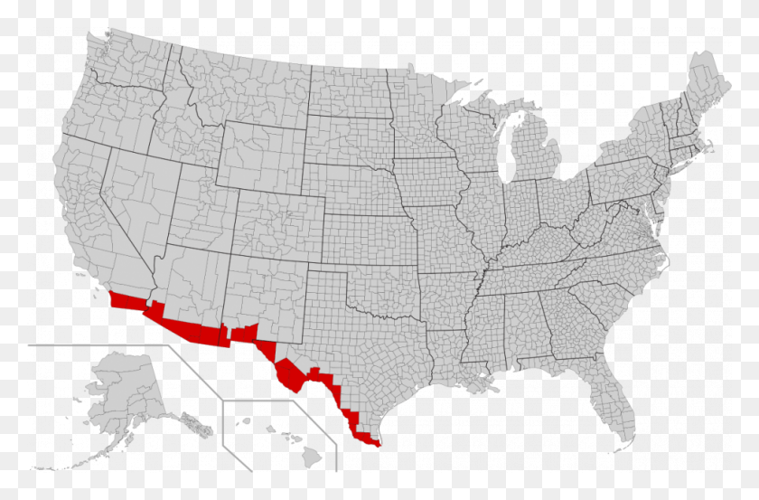 970x614 All States With In N Out, Map, Diagram, Plot HD PNG Download