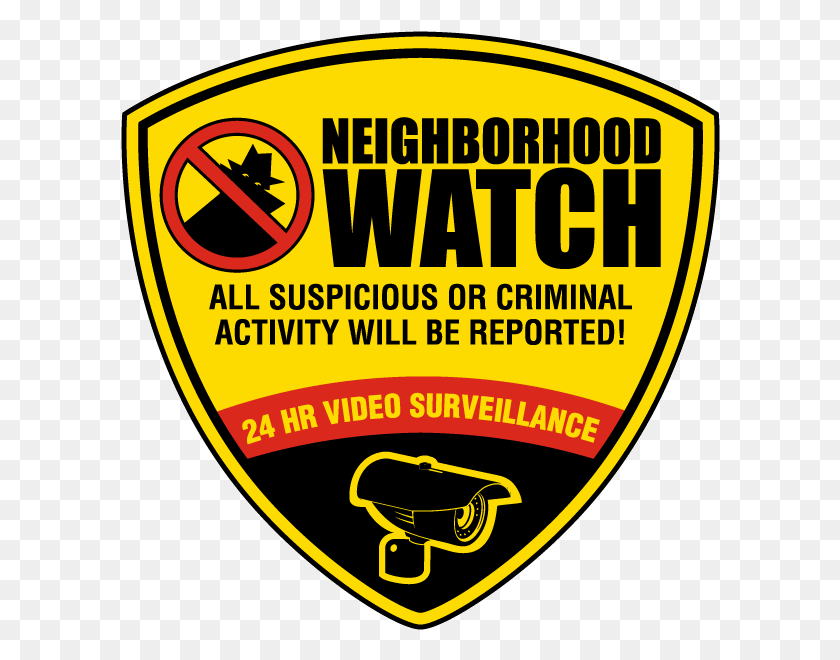 600x600 All Suspicious Or Criminal Activity Will Be Reported Emblem, Label, Text, Logo HD PNG Download