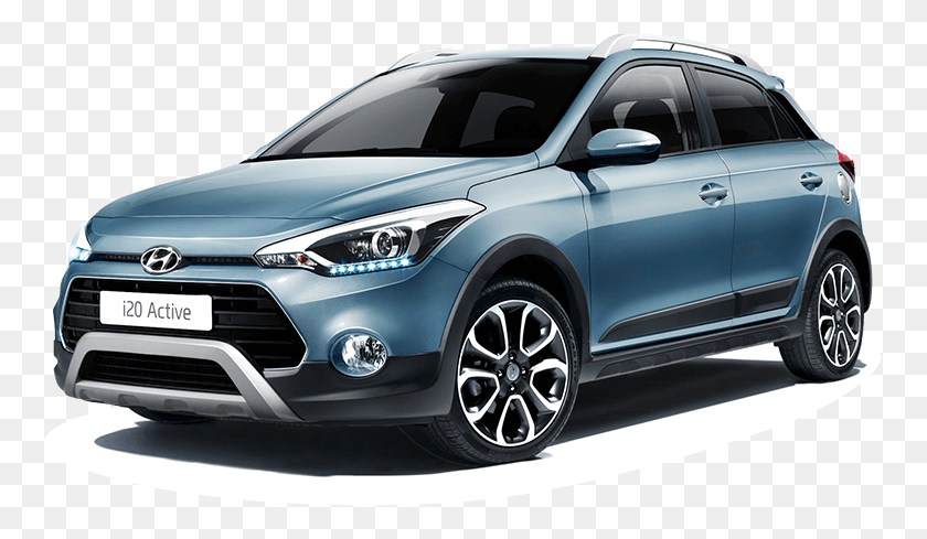 759x429 All The Benefits Of A Small Car Combined With The Rugged Hyundai I20 Active Azul, Vehicle, Transportation, Automobile HD PNG Download
