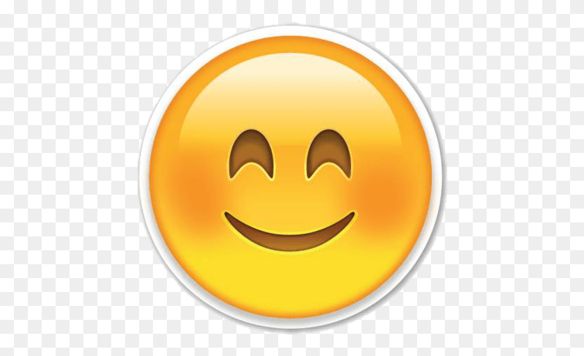 448x452 Descargar Png Todos Los Significados De Emoji Que Debe Saber Cara Sonriente Con Ojos Sonrientes, Etiqueta, Texto, Símbolo Hd Png