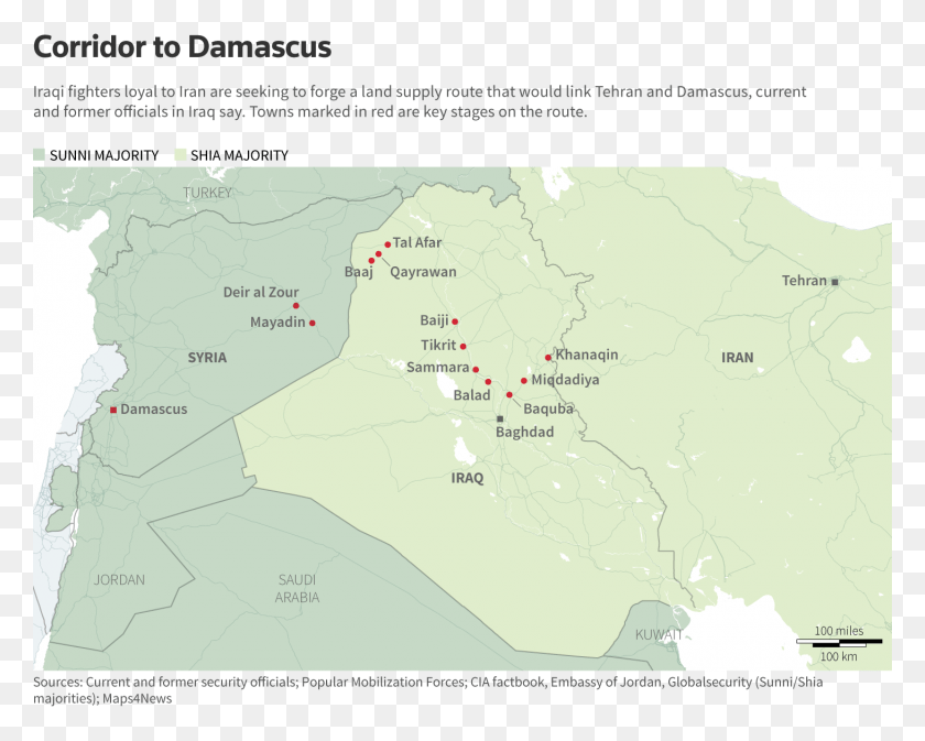 1460x1148 Todos Los Grupos En Irak, Aparte De Los Shi39Itas, Serán Teherán Bagdad Damasco Carretera, Parcela, Mapa, Diagrama Hd Png