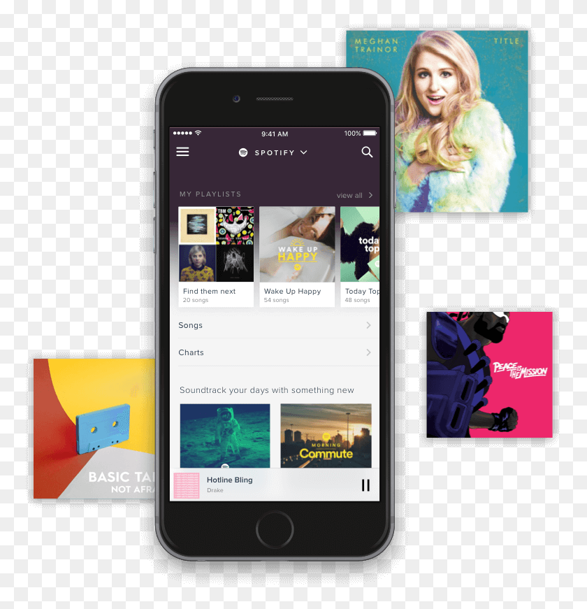 773x811 All The Ready Made Playlist Of Spotify And All The Iphone, Mobile Phone, Phone, Electronics HD PNG Download
