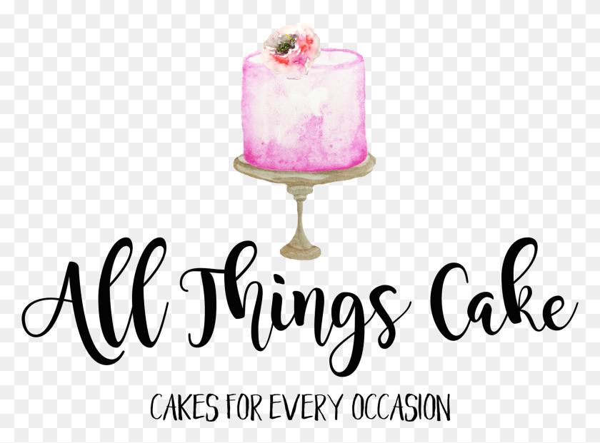 1783x1283 All Things Cake Logo, Sweets, Food, Confectionery HD PNG Download