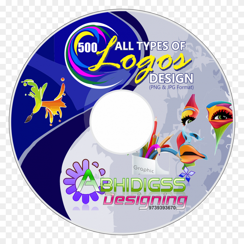 1354x1354 All Types Logos Cd Design Cd, Disk, Dvd, Bird HD PNG Download