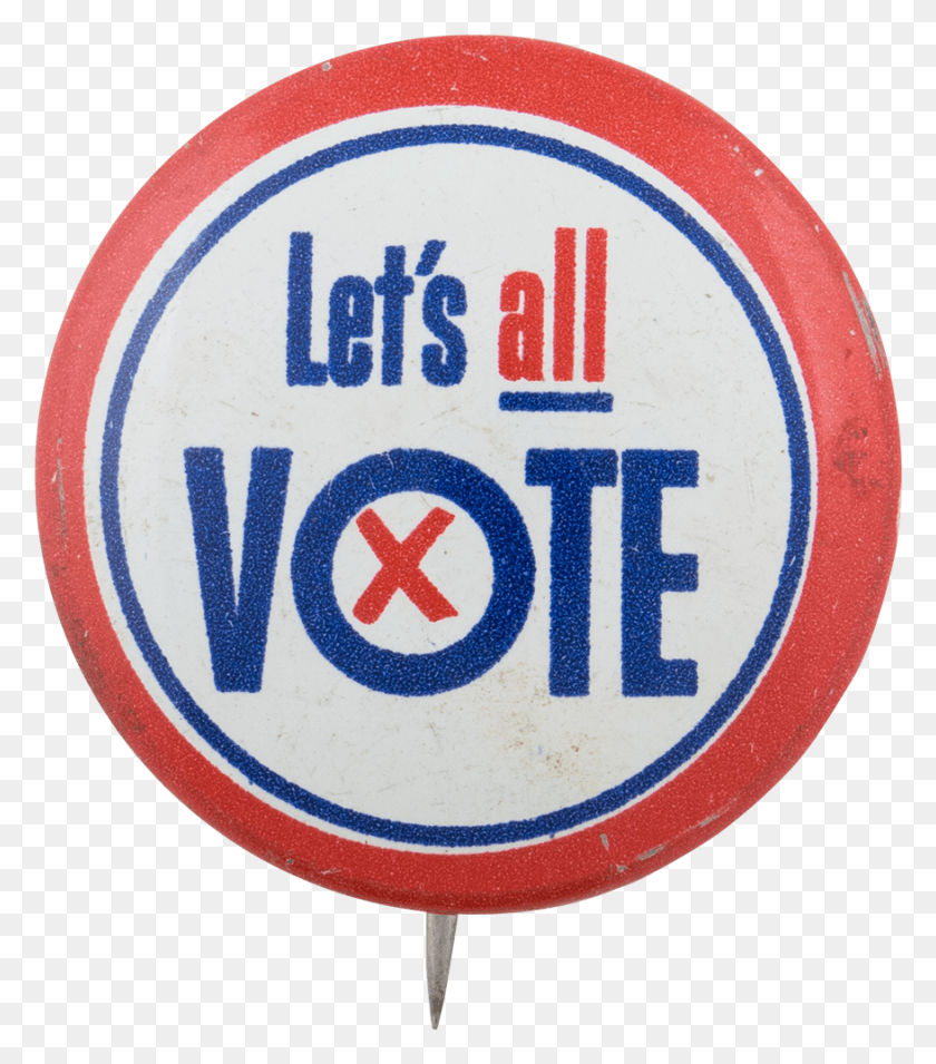 877x1007 All Vote Political Button Museum, Logo, Symbol, Trademark HD PNG Download