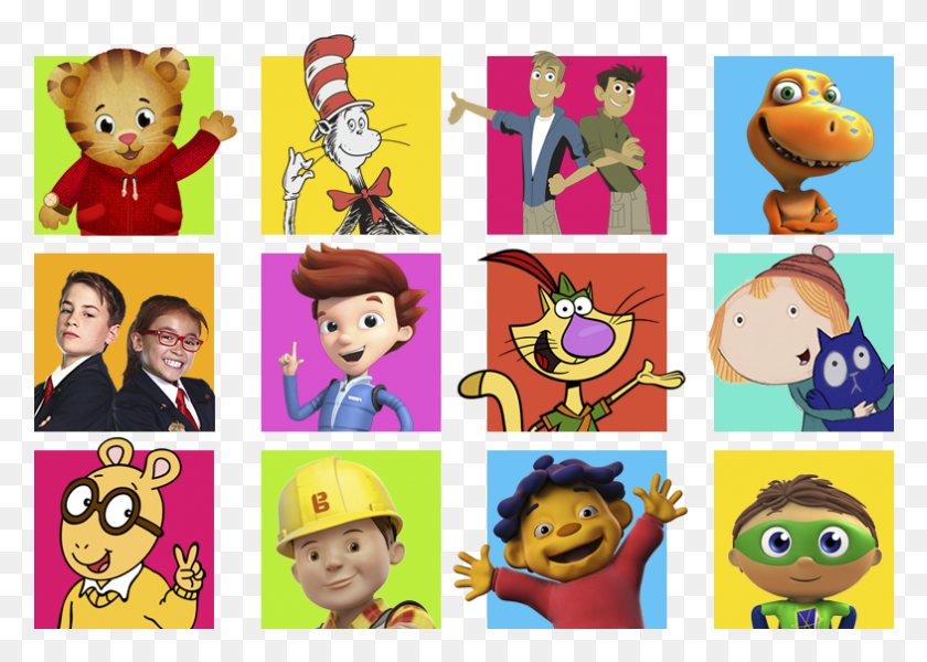 785x544 All Your Favorite Characters From Pbs Kids Pbs Kids Characters, Person, Doll, Toy HD PNG Download