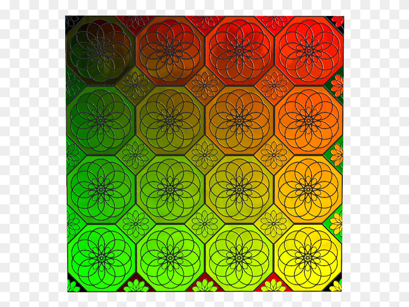 576x571 Allegorithmic Circle, Pattern, Rug HD PNG Download