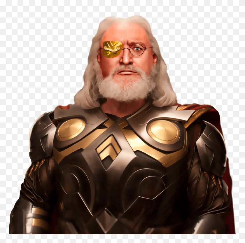 1299x1289 Allfather Gaben, Person, Human, Face HD PNG Download
