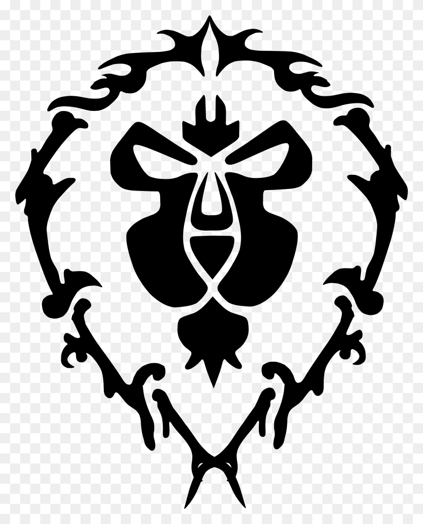 2282x2868 Символ Альянса 01 Логотип Альянса Вау, Серый, Мир Варкрафта Png Скачать