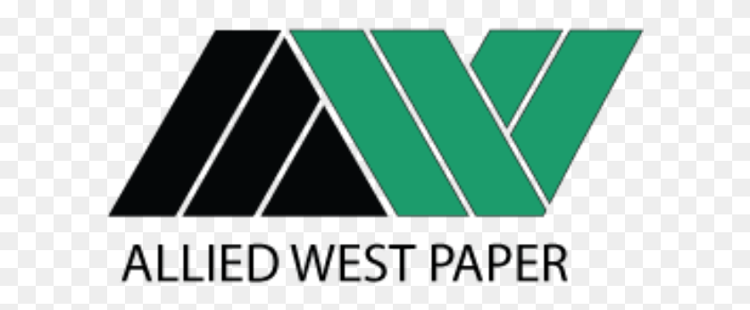 602x287 Allied West Paper Графический Дизайн, Треугольник, Освещение, Алфавит Hd Png Скачать