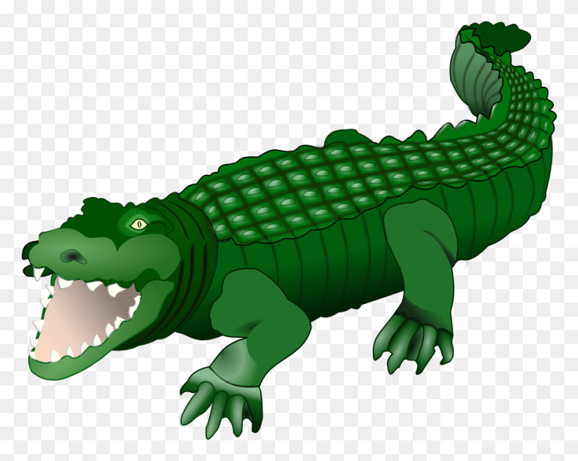 925x724 Alligator Clipart Party Crocodile Clipart, Reptile, Animal, Dinosaur HD PNG Download