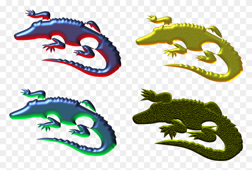 900x584 Alligator Picturescrocodile 3d Pngcrocodile 3d Illustration, Lizard, Reptile, Animal HD PNG Download