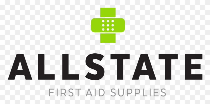 1042x475 Allstate First Aid Supplies Logo Allstate First Aid Graphic Design, Text, Alphabet, Word HD PNG Download