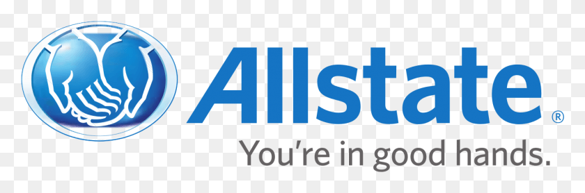 1285x360 Descargar Png Logotipo De Allstate Logotipo De Allstate, Texto, Palabra, Símbolo Hd Png